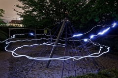 Lightpainting On A Playground 2018