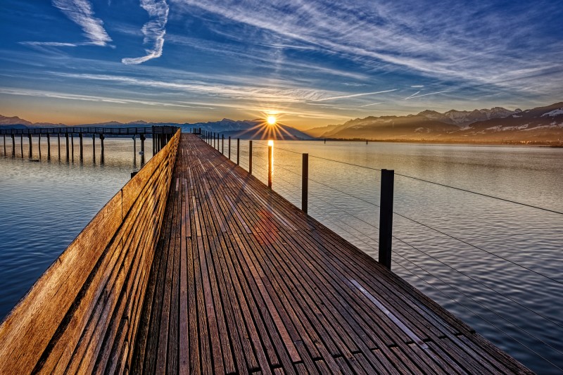 Sonnenaufgang Rapperswil 2019